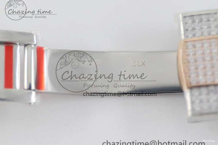 MiroTime 1229 Affordable Datejust 41 SS RG Full Diamonds TWF 1:1 Best Edition Arabic Markers Dial on Jubilee Bracelet A 2385